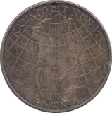 1953 TWO KRONER DENMARK - SILVER WORLD COINS - Cambridgeshire Coins
