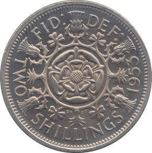 1953 TWO SHILLINGS ( PROOF ) - FLORIN - Cambridgeshire Coins