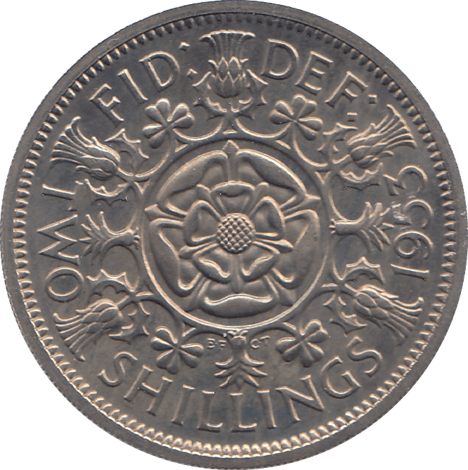1953 TWO SHILLINGS ( PROOF ) - TWO SHILLINGS - Cambridgeshire Coins