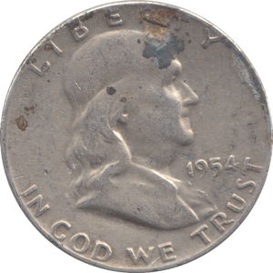 1954 1/2 DOLLAR USA - WORLD COINS - Cambridgeshire Coins