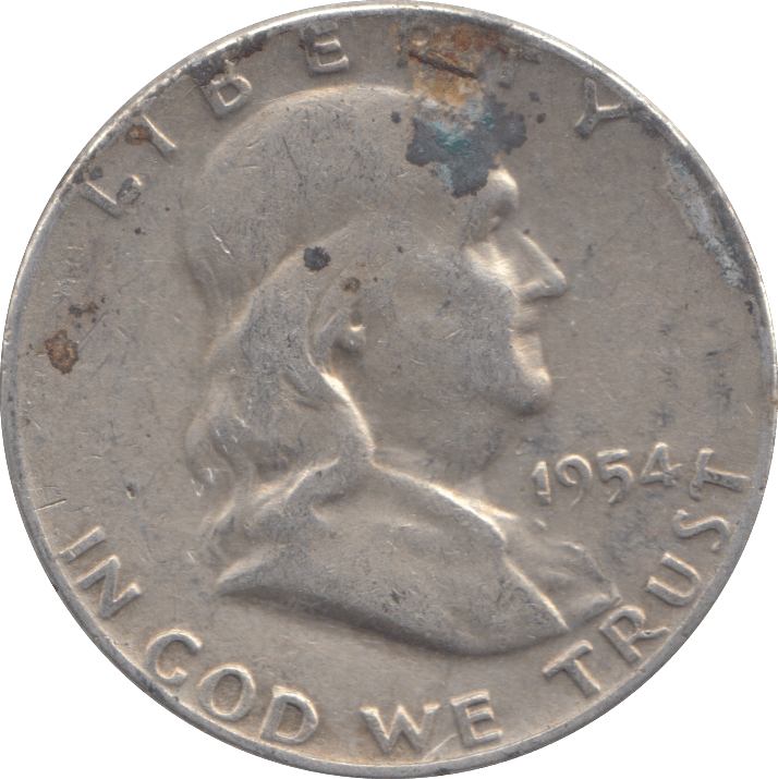 1954 1/2 DOLLAR USA - WORLD COINS - Cambridgeshire Coins