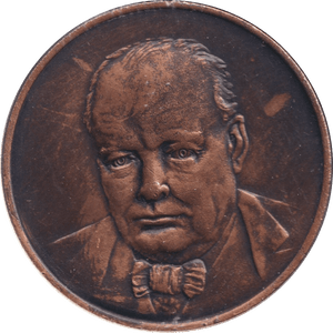 1954 BRITISH MEDALLION CHURCHILL - WORLD COINS - Cambridgeshire Coins