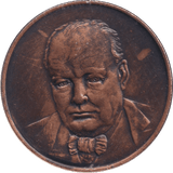 1954 BRITISH MEDALLION CHURCHILL - WORLD COINS - Cambridgeshire Coins