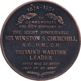 1954 BRITISH MEDALLION CHURCHILL - WORLD COINS - Cambridgeshire Coins