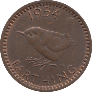 1954 FARTHING ( UNC ) - FARTHING - Cambridgeshire Coins
