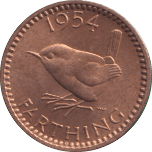 1954 FARTHING ( UNC ) - FARTHING - Cambridgeshire Coins