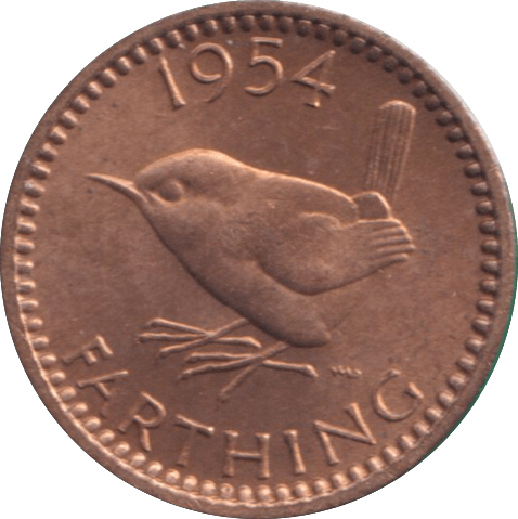 1954 FARTHING ( UNC ) - FARTHING - Cambridgeshire Coins