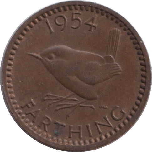 1954 FARTHING ( UNC ) - FARTHING - Cambridgeshire Coins