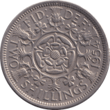 1954 FLORIN ( EF ) - FLORIN - Cambridgeshire Coins