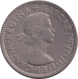 1954 FLORIN ( EF ) - FLORIN - Cambridgeshire Coins