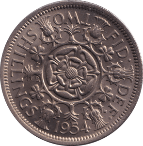 1954 FLORIN ( UNC ) - FLORIN - Cambridgeshire Coins