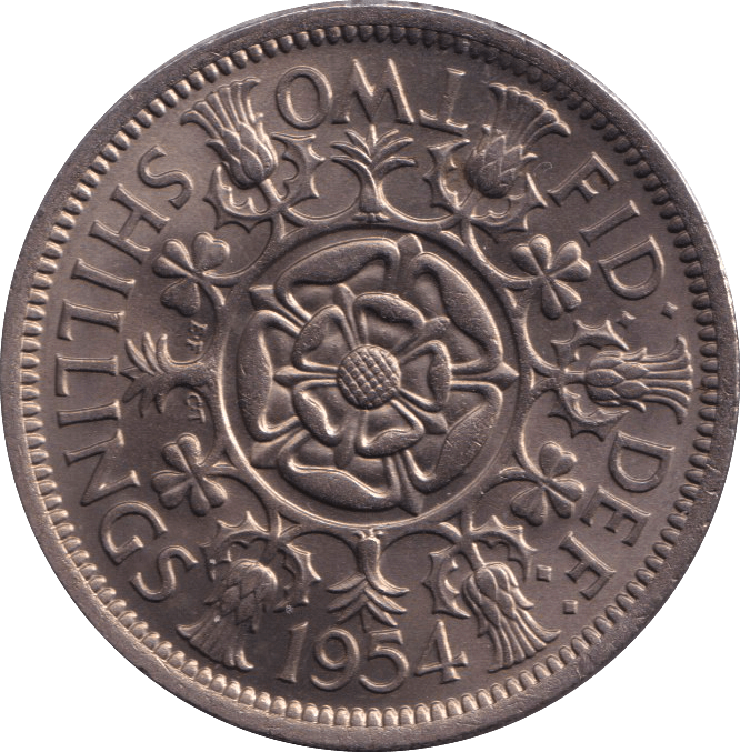 1954 FLORIN ( UNC ) - FLORIN - Cambridgeshire Coins
