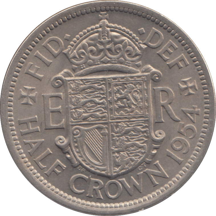 1954 HALFCROWN ( AUNC ) - HALFCROWN - Cambridgeshire Coins