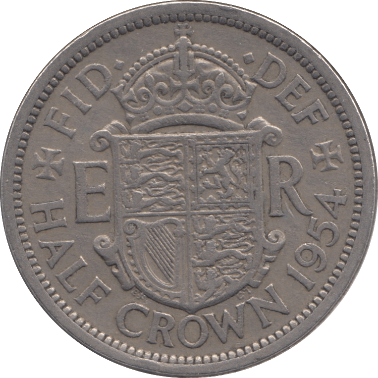 1954 HALFCROWN ( UNC ) - HALFCROWN - Cambridgeshire Coins