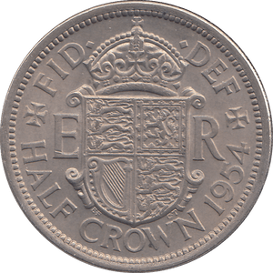 1954 HALFCROWN ( UNC ) - HALFCROWN - Cambridgeshire Coins