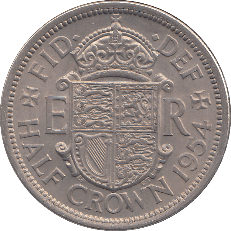 1954 HALFCROWN ( UNC ) - HALFCROWN - Cambridgeshire Coins