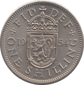 1954 SCOTTISH SHILLING ( UNC ) - SHILLING - Cambridgeshire Coins