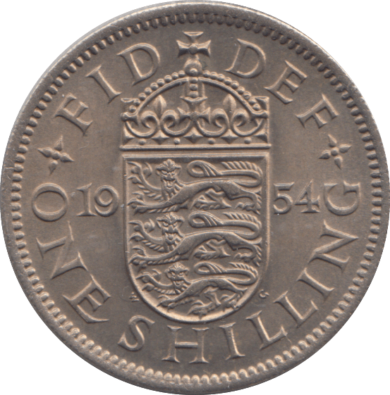 1954 SHILLING ( AUNC ) - SHILLING - Cambridgeshire Coins