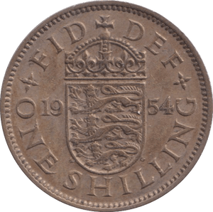 1954 SHILLING ( UNC ) E - SHILLING - Cambridgeshire Coins