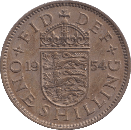 1954 SHILLING ( UNC ) E - SHILLING - Cambridgeshire Coins
