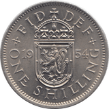 1954 SHILLING ( UNC ) SCOTLAND - SHILLING - Cambridgeshire Coins