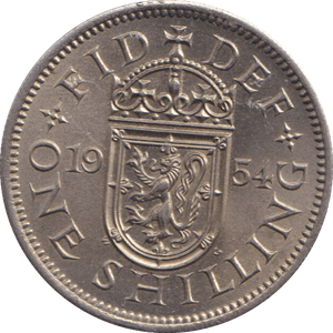 1954 SHILLING ( UNC ) S - SHILLING - Cambridgeshire Coins