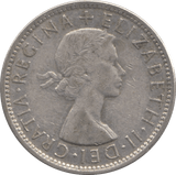 1954 SILVER ONE FLORIN AUSTRALIA - SILVER WORLD COINS - Cambridgeshire Coins