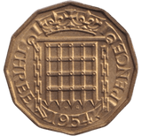 1954 THREEPENCE ( BU ) - THREEPENCE - Cambridgeshire Coins