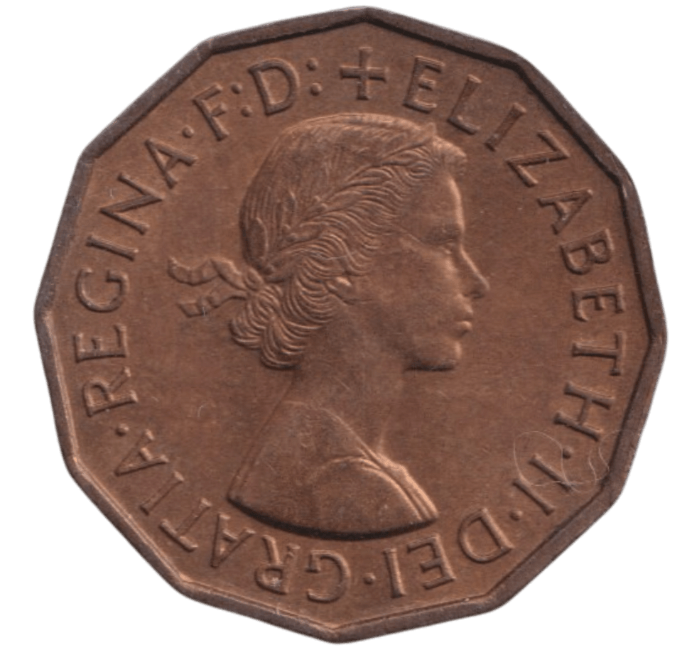 1954 THREEPENCE ( UNC ) - THREEPENCE - Cambridgeshire Coins