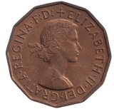 1954 THREEPENCE ( UNC ) - THREEPENCE - Cambridgeshire Coins