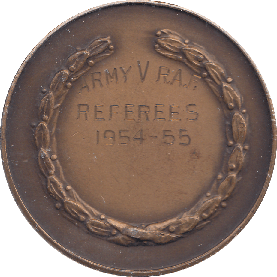 1955 BRONZE FOOTBALL MEDAL ARMY / RAF - WORLD COINS - Cambridgeshire Coins