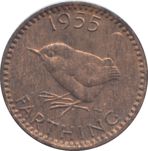 1955 FARTHING ( UNC ) - FARTHING - Cambridgeshire Coins