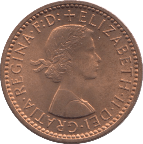 1955 FARTHING ( UNC ) - Farthing - Cambridgeshire Coins