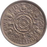 1955 FLORIN ( EF ) - FLORIN - Cambridgeshire Coins