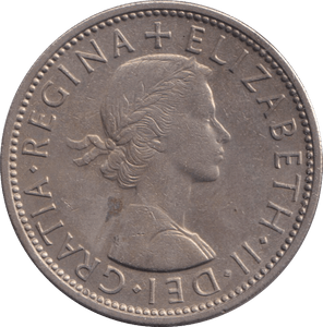 1955 FLORIN ( EF ) - FLORIN - Cambridgeshire Coins