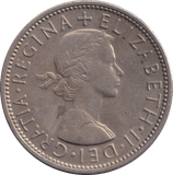 1955 FLORIN ( EF ) - FLORIN - Cambridgeshire Coins