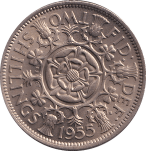 1955 FLORIN ( UNC ) - FLORIN - Cambridgeshire Coins