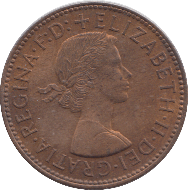 1955 HALF PENNY ( UNC ) - HALFPENNY - Cambridgeshire Coins