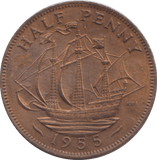 1955 HALF PENNY ( UNC ) - HALFPENNY - Cambridgeshire Coins