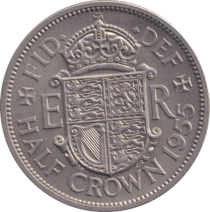 1955 HALFCROWN ( UNC ) - HALFCROWN - Cambridgeshire Coins
