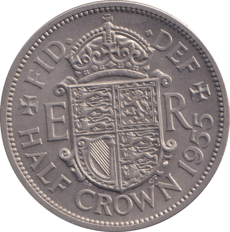 1955 HALFCROWN ( UNC ) - HALFCROWN - Cambridgeshire Coins