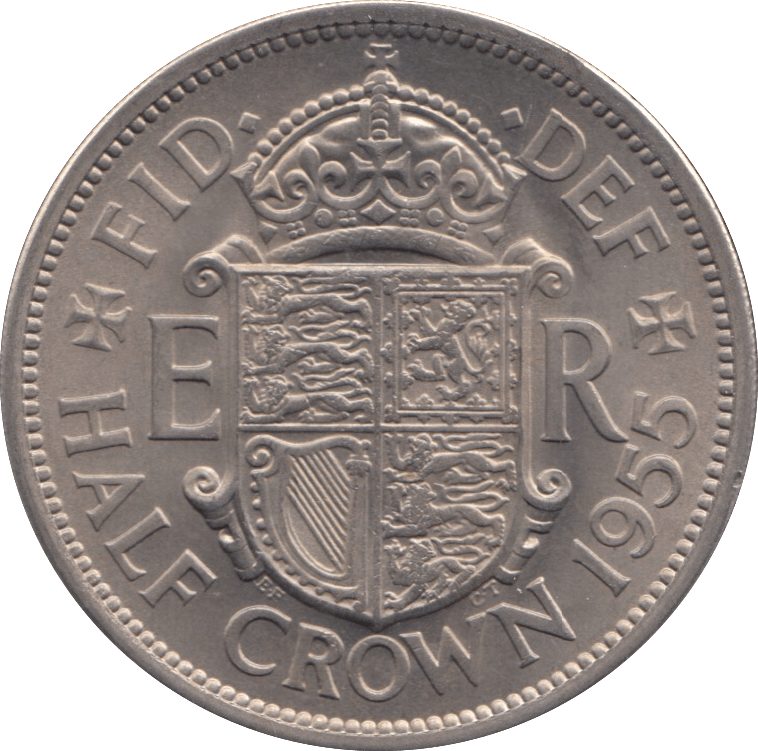 1955 HALFCROWN ( UNC ) - HALFCROWN - Cambridgeshire Coins