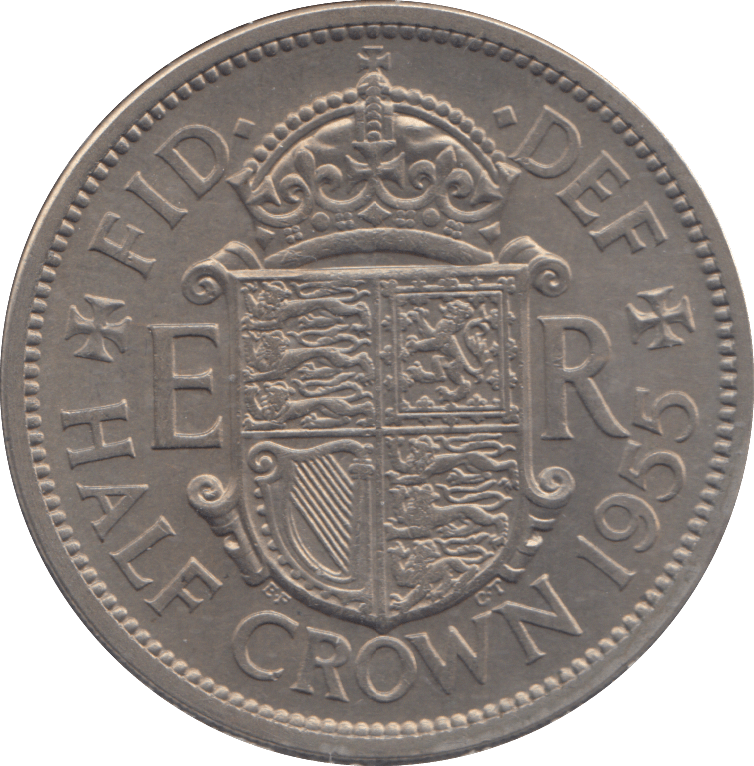1955 HALFCROWN ( UNC ) - HALFCROWN - Cambridgeshire Coins