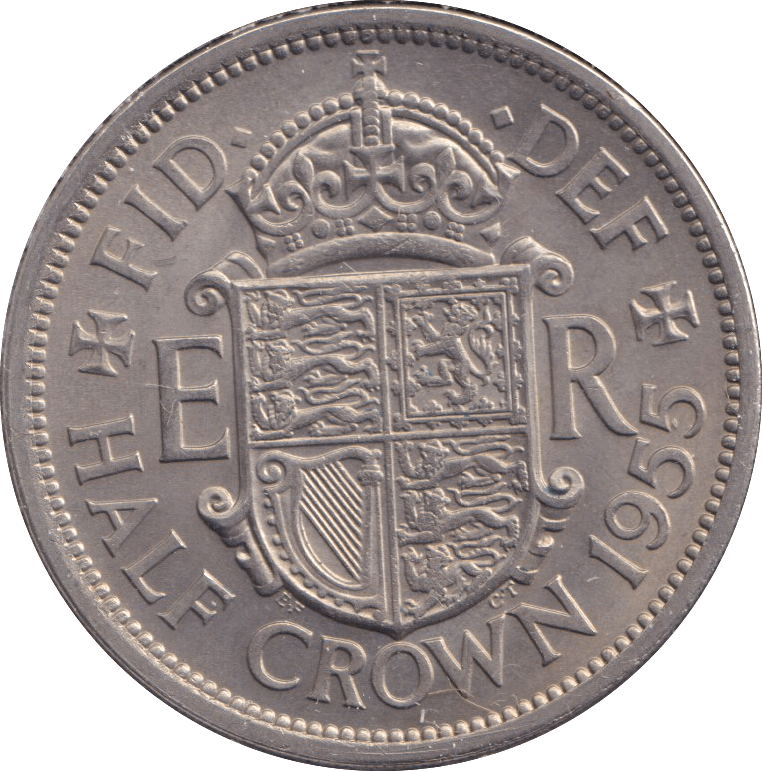 1955 HALFCROWN ( UNC ) - HALFCROWN - Cambridgeshire Coins