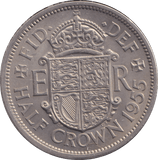 1955 HALFCROWN ( UNC ) - HALFCROWN - Cambridgeshire Coins
