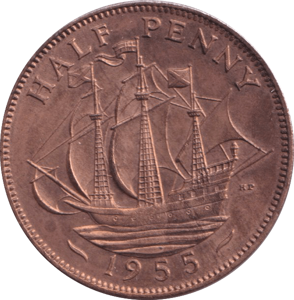1955 HALFPENNY ( BU ) - HALFPENNY - Cambridgeshire Coins