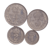 1955 MAUNDY SET SOUTH WALES CATHEDRAL ELIZABETH II - Maundy Set - Cambridgeshire Coins