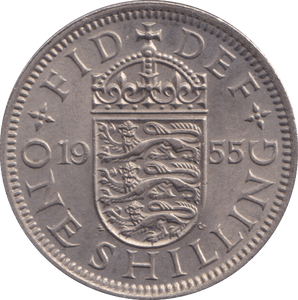 1955 SHILLING ( AUNC ) E - SHILLING - Cambridgeshire Coins