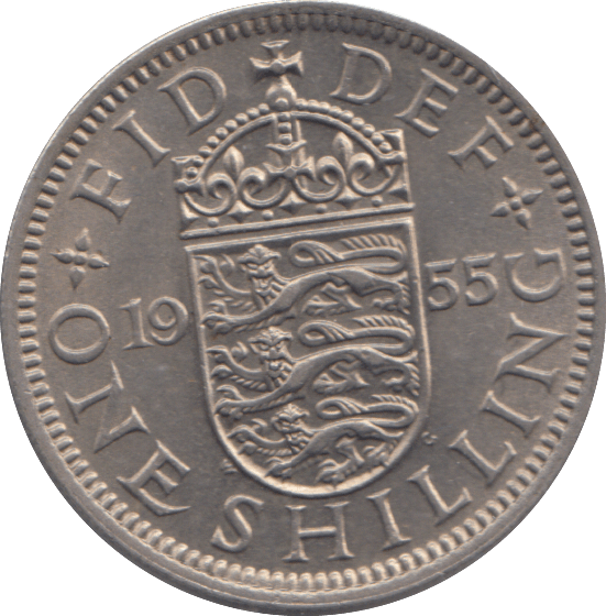 1955 SHILLING ( AUNC ) - SHILLING - Cambridgeshire Coins