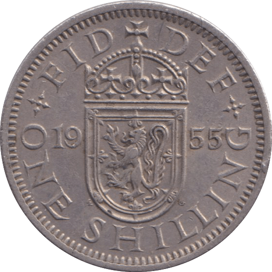 1955 SHILLING ( UNC ) S - SHILLING - Cambridgeshire Coins
